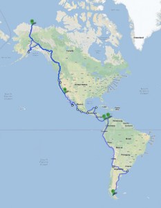 the route